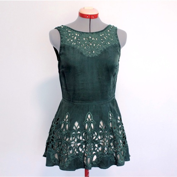 Anthropologie Lace Cutout Tunic - Picture 4 of 8
